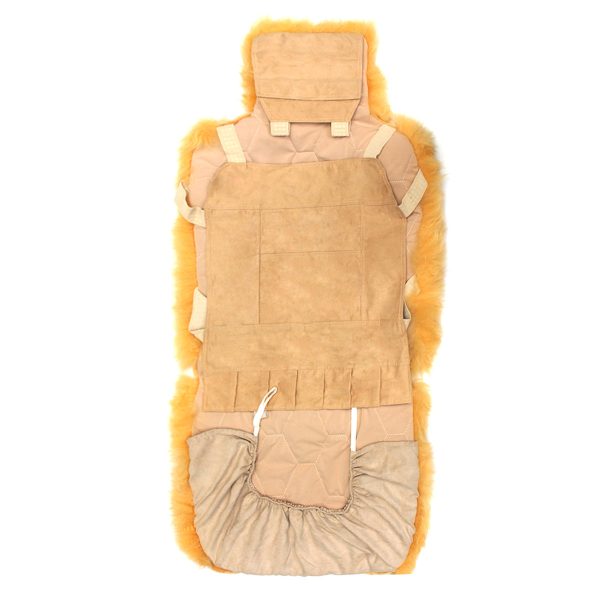 Universal Sheepskin Fur Car Seat Cover - Warm and Soft Wool Front Seat Cushion for Auto Interiors - Image 8