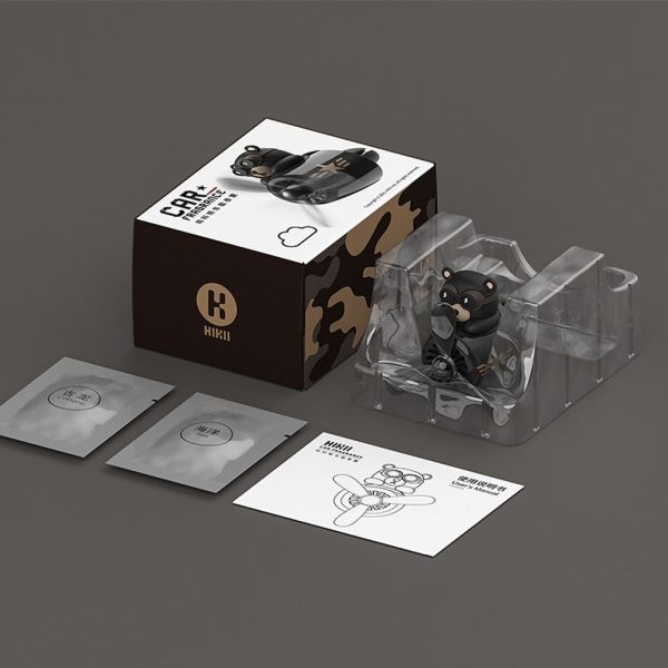 Bear Pilot Car Air Freshener with Propeller Diffuser - Image 2