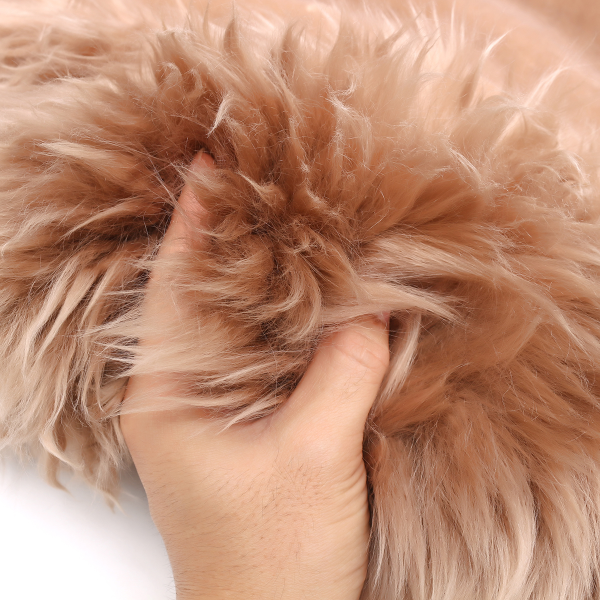 Universal Soft Car Sheepskin Front Seat Cover Cushion Mat Long Wool Fur - Image 4