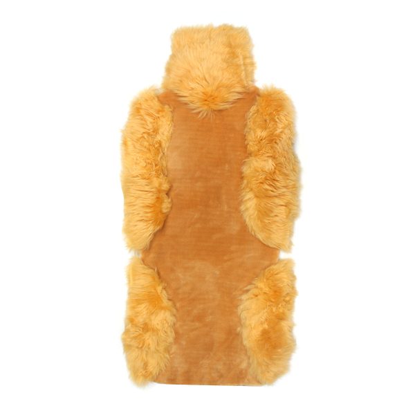 Universal Sheepskin Fur Car Seat Cover - Warm and Soft Wool Front Seat Cushion for Auto Interiors - Image 6