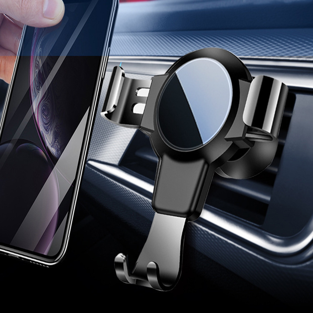 Car Air Vent Outlet Phone Holder Navigation Car Holder Gravity Mirror ABS