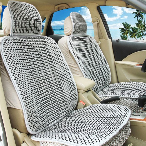 Universal Car Breathable Seat Cover Auto SUV Protector Cushion W/Pillow Summer - Image 4