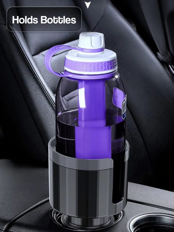 Adjustable Car Cup Holder Expander with Anti-Slip Silicone Base - 6.5" to 10.5" Diameter - Image 5