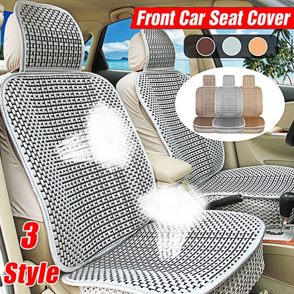 Universal Car Breathable Seat Cover Auto SUV Protector Cushion W/Pillow Summer - Image 11