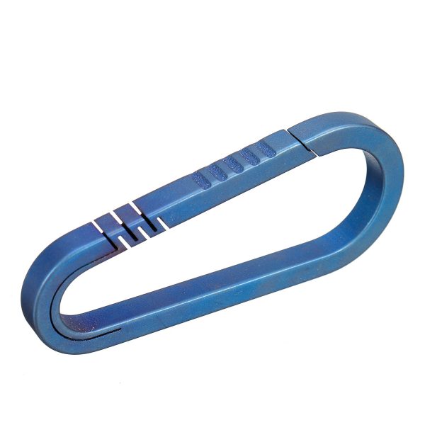 Mini Lightweight Titanium Keychain Backpack Hanging Buckle Motorcycle Carabiner Hot - Image 2