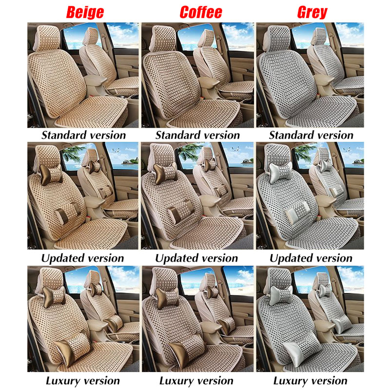 Universal Car Breathable Seat Cover Auto SUV Protector Cushion W/Pillow Summer