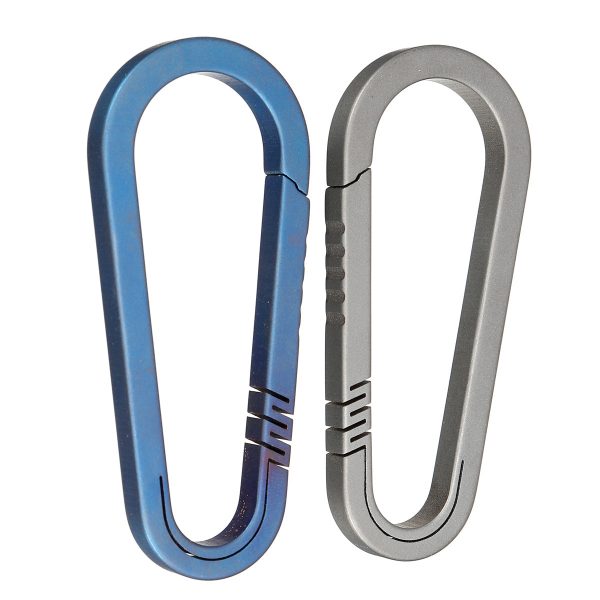 Mini Lightweight Titanium Keychain Backpack Hanging Buckle Motorcycle Carabiner Hot