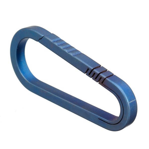 Mini Lightweight Titanium Keychain Backpack Hanging Buckle Motorcycle Carabiner Hot - Image 4