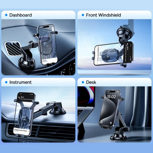 15W Wireless Car Charger Phone Holder - Image 5