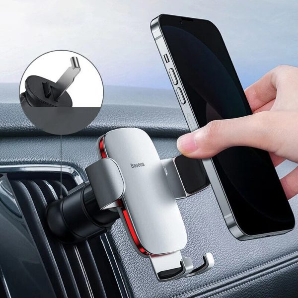 Metal Car Air Vent Phone Holder - Secure & Stylish Mount - Image 5