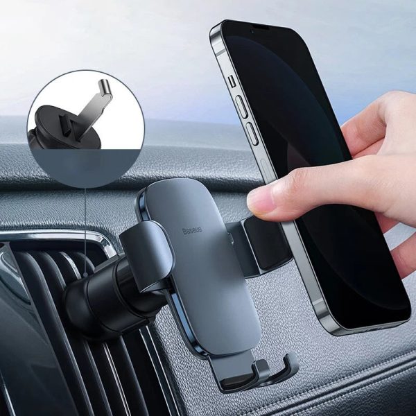 Metal Car Air Vent Phone Holder - Secure & Stylish Mount - Image 4