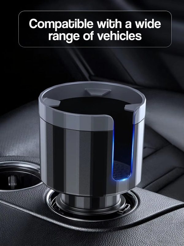 Adjustable Car Cup Holder Expander with Anti-Slip Silicone Base - 6.5" to 10.5" Diameter - Image 3