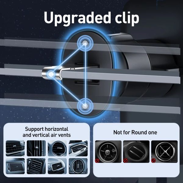 Metal Car Air Vent Phone Holder - Secure & Stylish Mount - Image 8